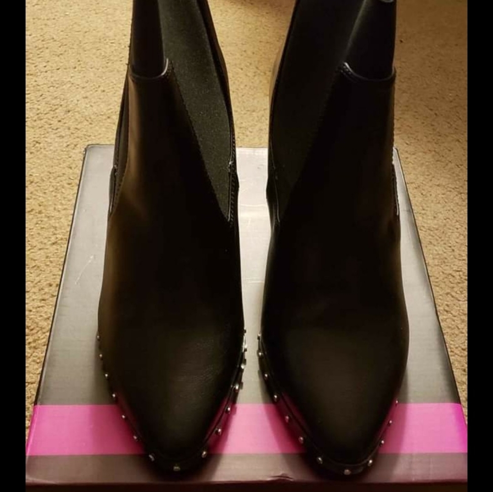 Studded Ankle Boots size 11W